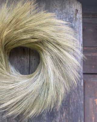 Letní věnec z ječmene. #nadivoko #leto #prirodnivence